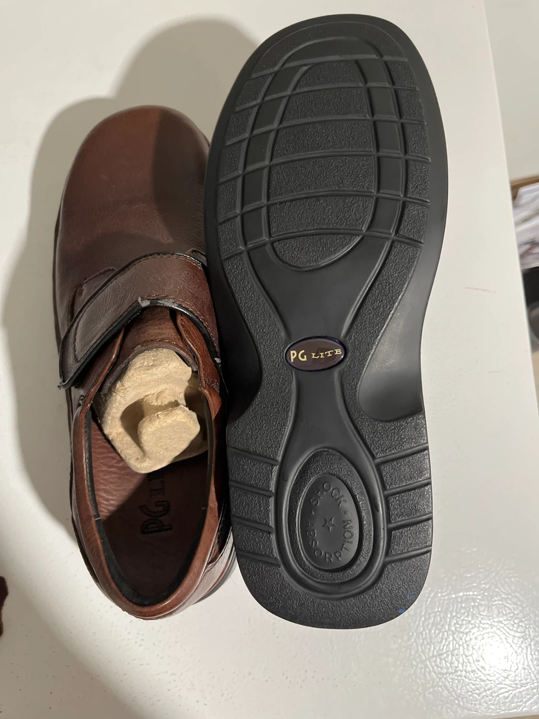 PG Lite Men’s Brown Leather Shoes - Size 9 - photo 2
