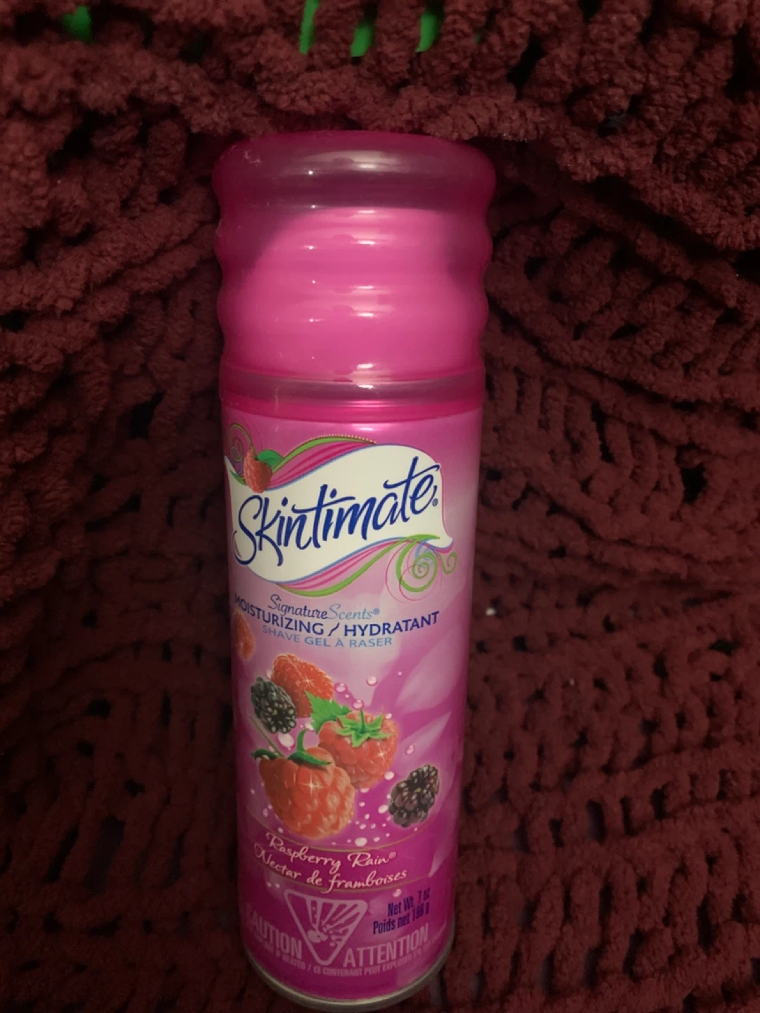 Skintimate Raspberry Rain Moisturizing Shave Gel