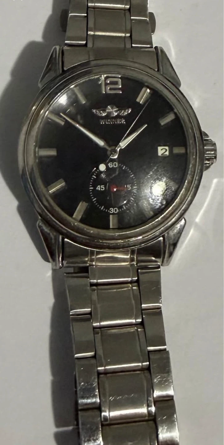 Winner Men's Stainless Steel Watch