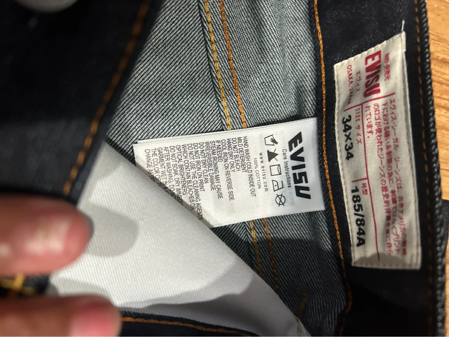 Evisu Jeans Lot 2000 Size 34x34 - photo 5