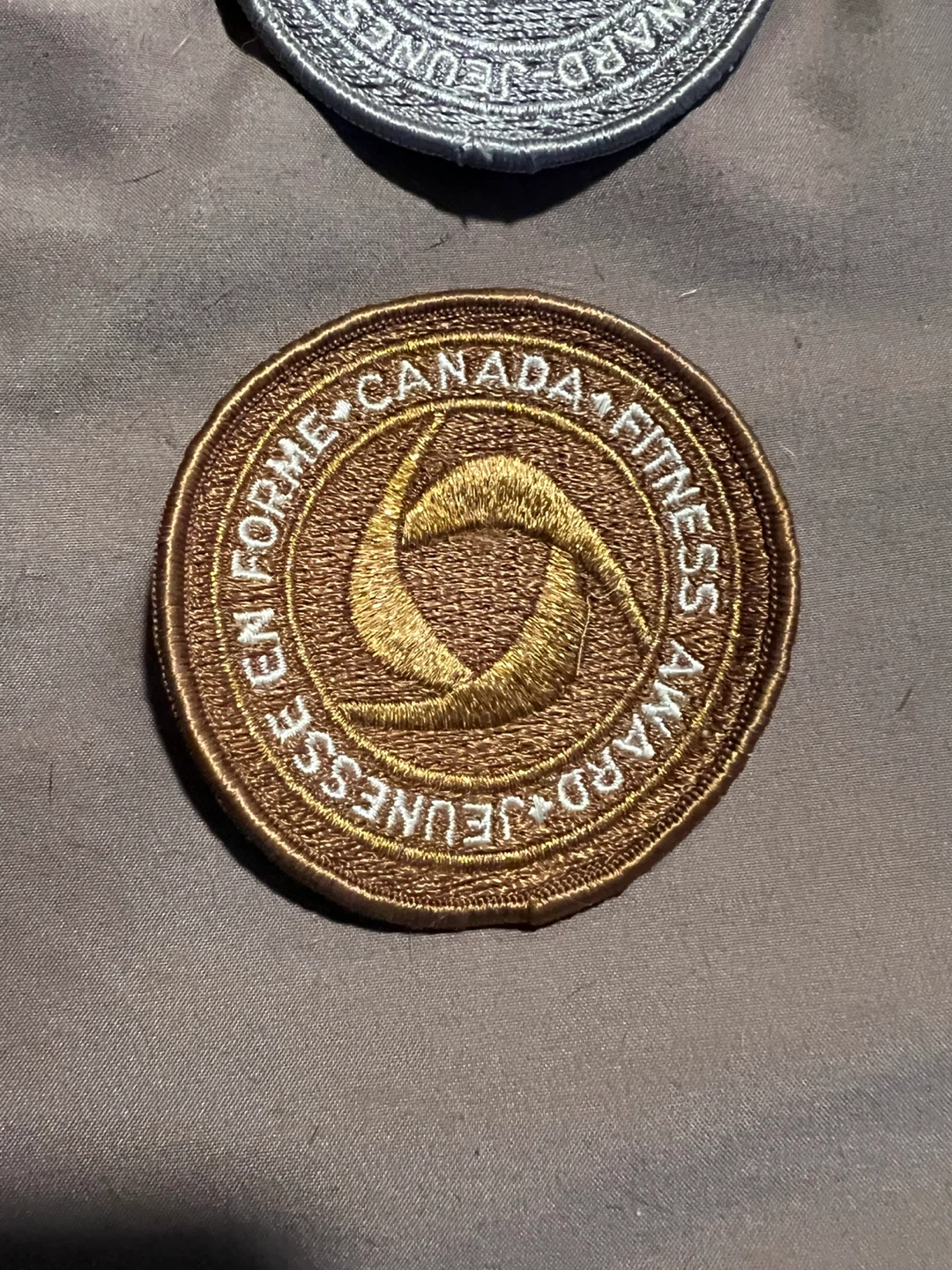 4 Vintage Canada Fitness Award Patches - photo 4