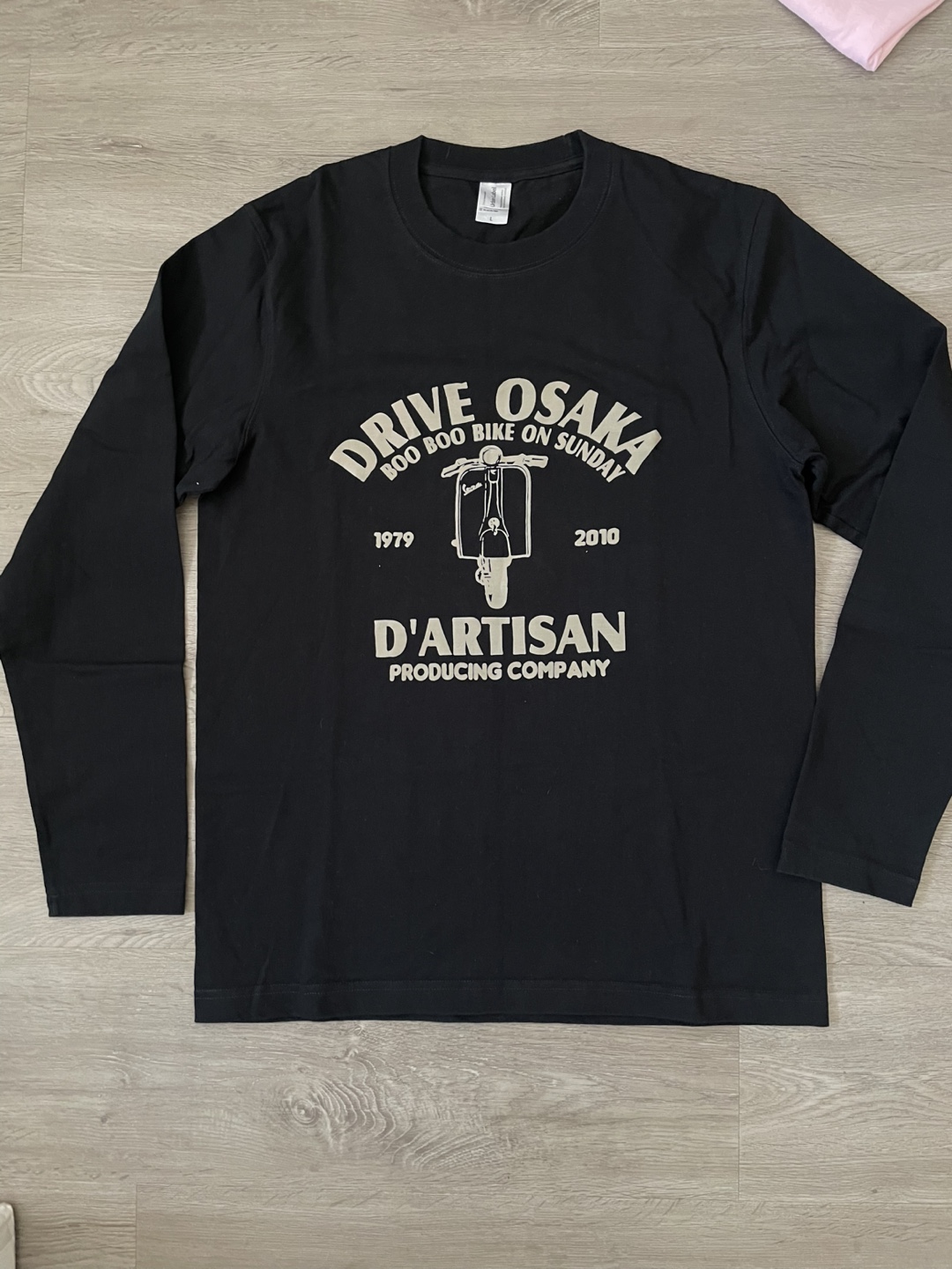 Black short / Long Sleeve T-Shirt, size M / L , unisex - photo 5