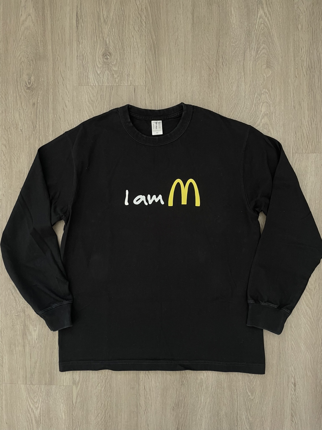 Black short / Long Sleeve T-Shirt, size M / L , unisex - photo 3