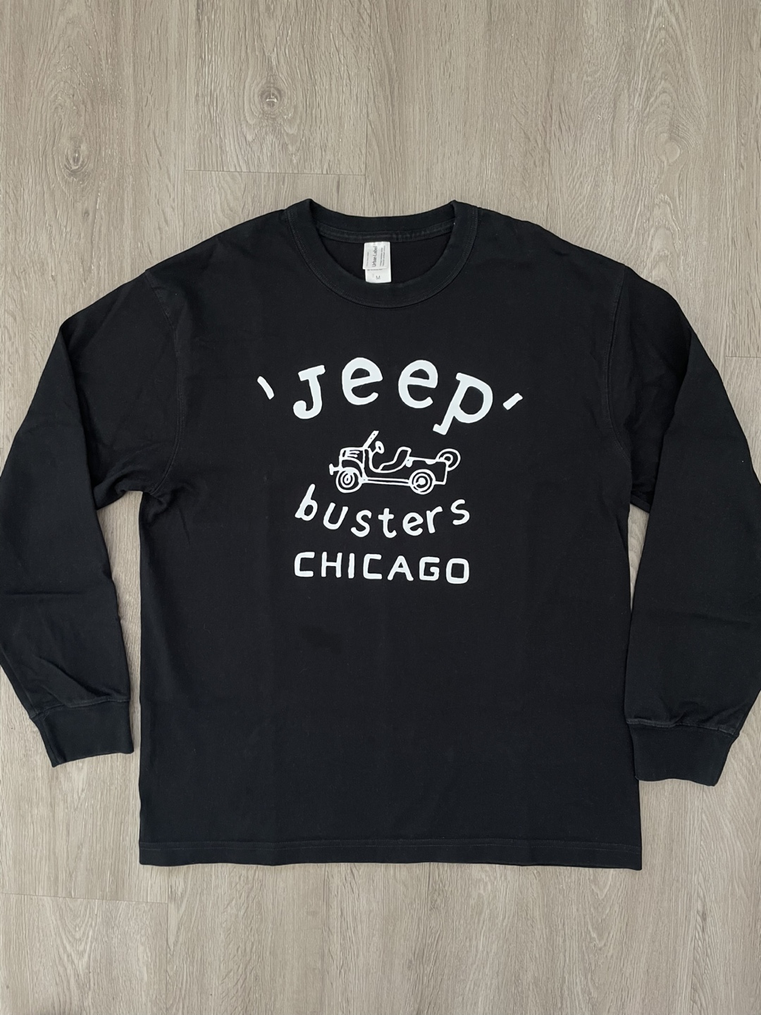 Black short / Long Sleeve T-Shirt, size M / L , unisex - photo 4