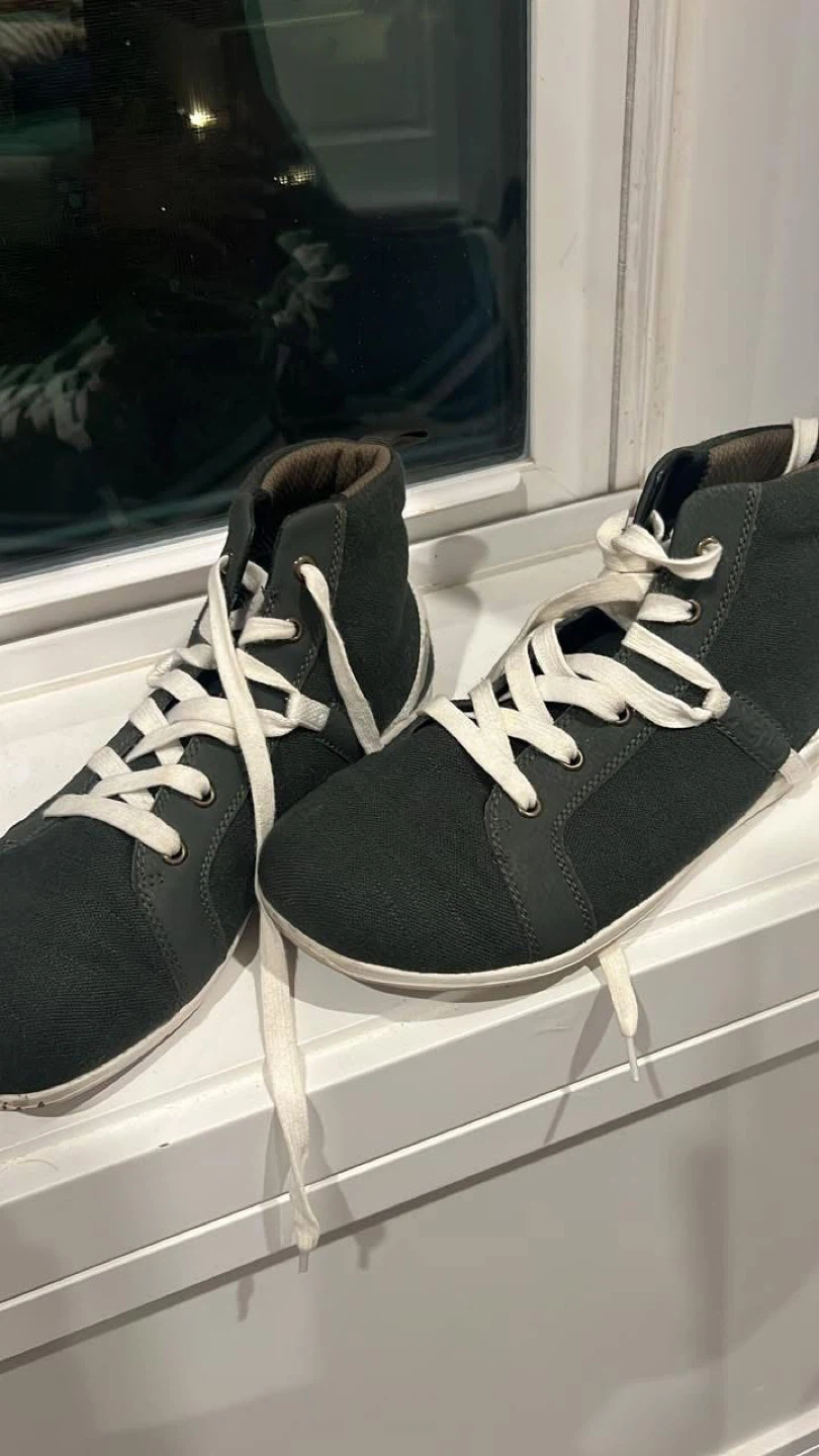 Xero Men's Dark Green High-Top Canvas Sneakers 9.5 men’s