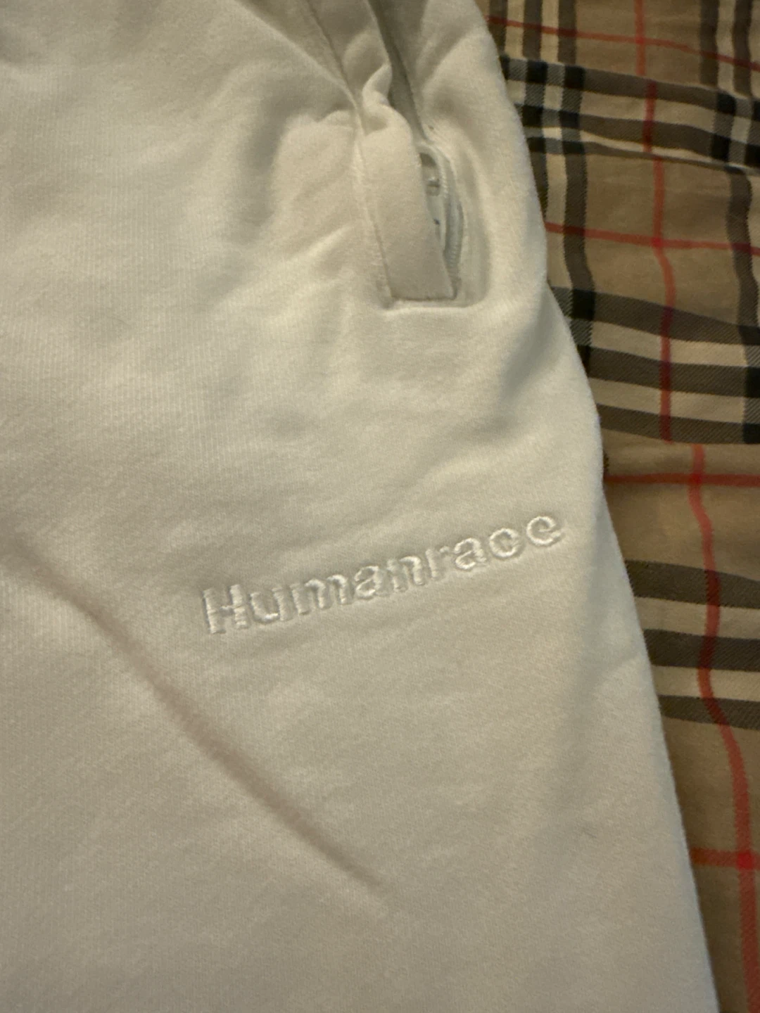 Unisex Adidas Humanrace Sweatpants White Medium - photo 2