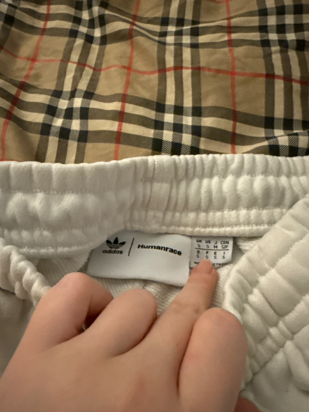 Unisex Adidas Humanrace Sweatpants White Medium - photo 3