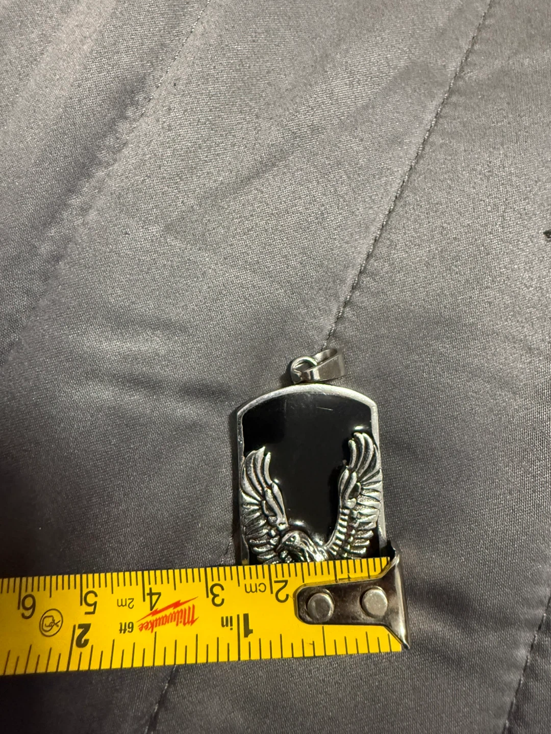 Eagle Pendant Necklace Black stainless - photo 3