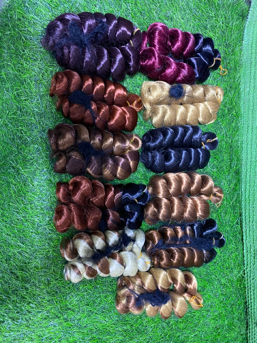 Braided Crochet Hair Extensions with Curly Ends