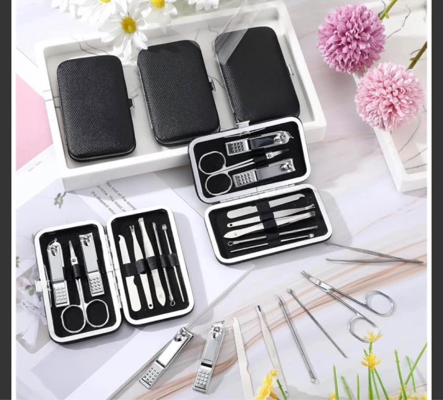 8 in 1 Travel Manicure Kit - 50 Sets