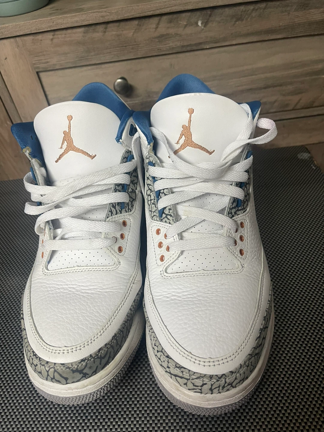 Air Jordan 3 Retro White Racer Blue US 11 - photo 3