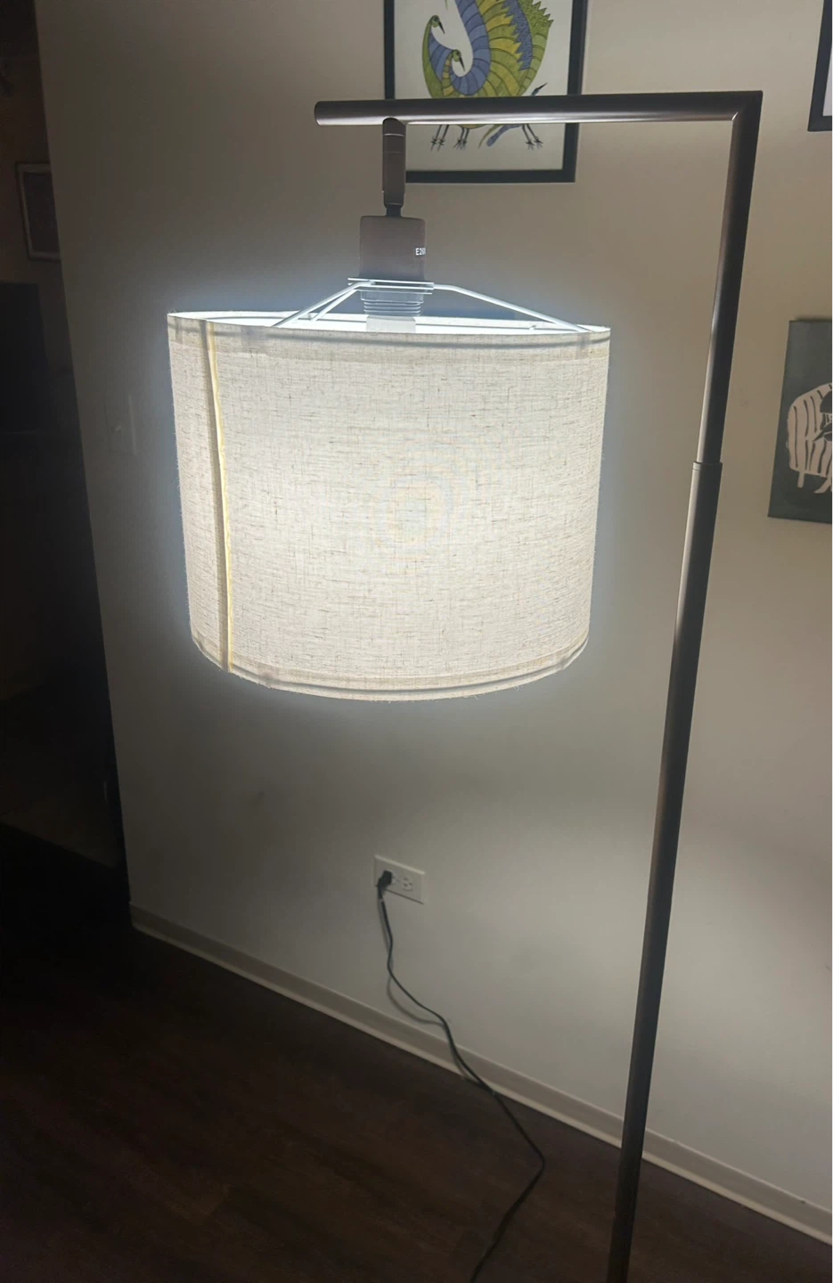 Arched Floor Lamp with Remote