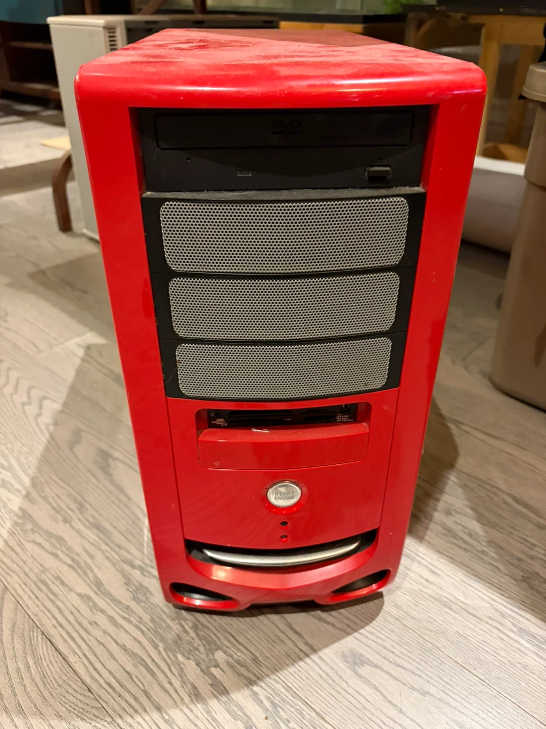 Red Desktop Computer Tower