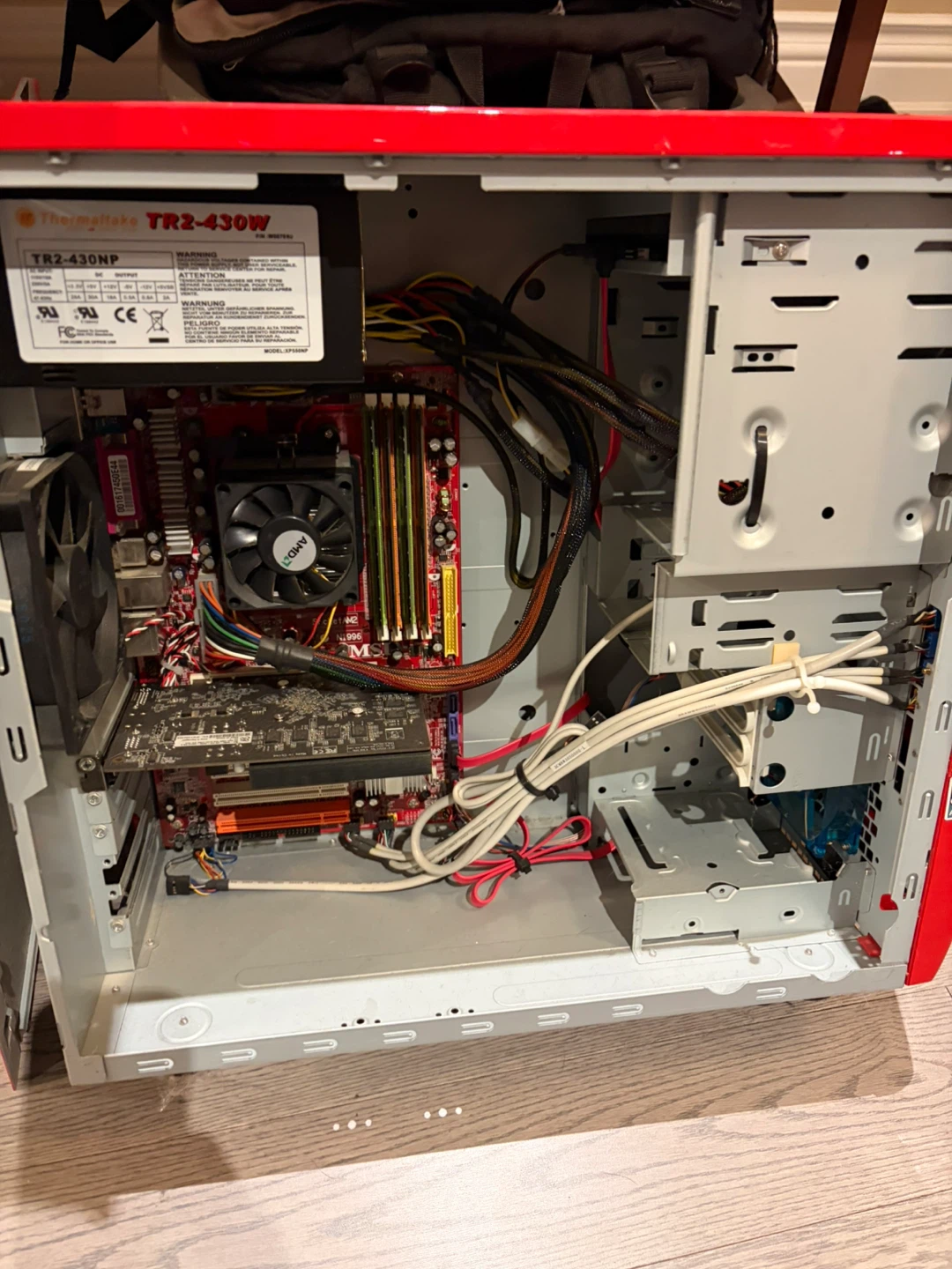 Red Desktop Computer Tower - photo 2