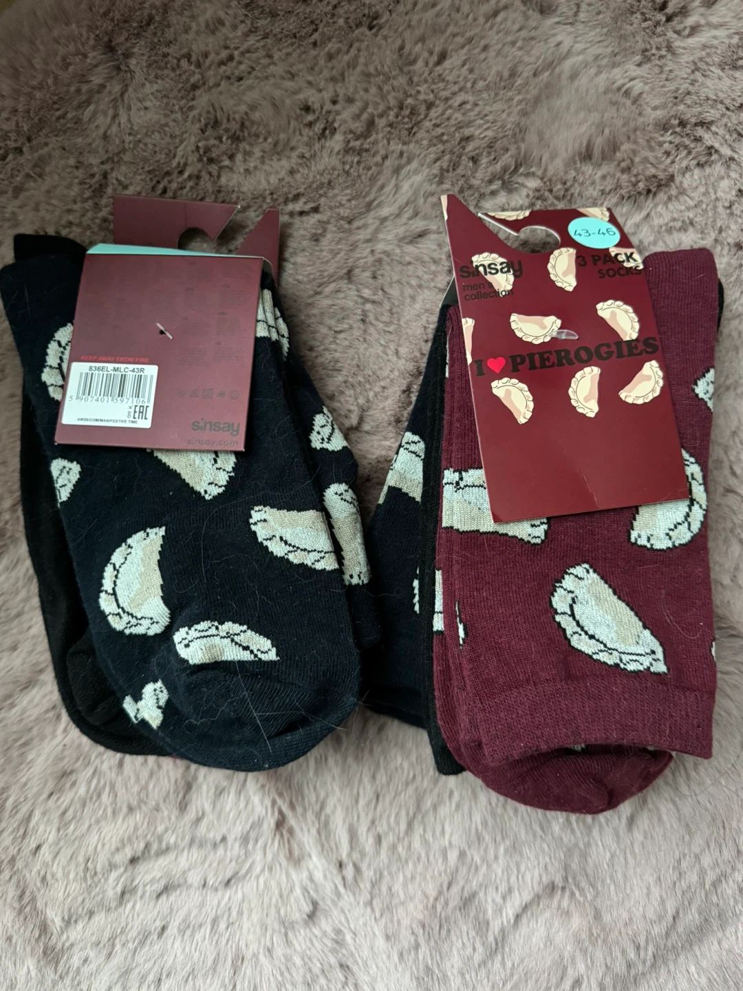 I Heart Pierogies Socks Size 43-46 - photo 2