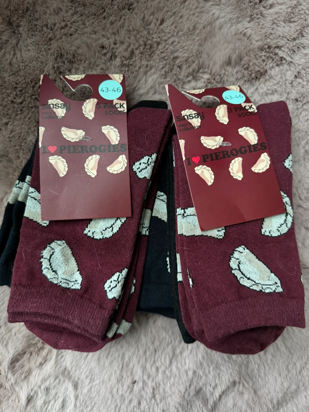 I Heart Pierogies Socks Size 43-46 - photo 3