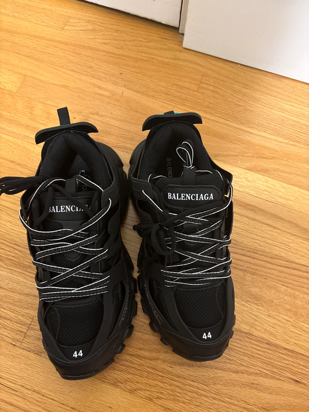 Balenciaga Track Sneakers - Black, Size 44