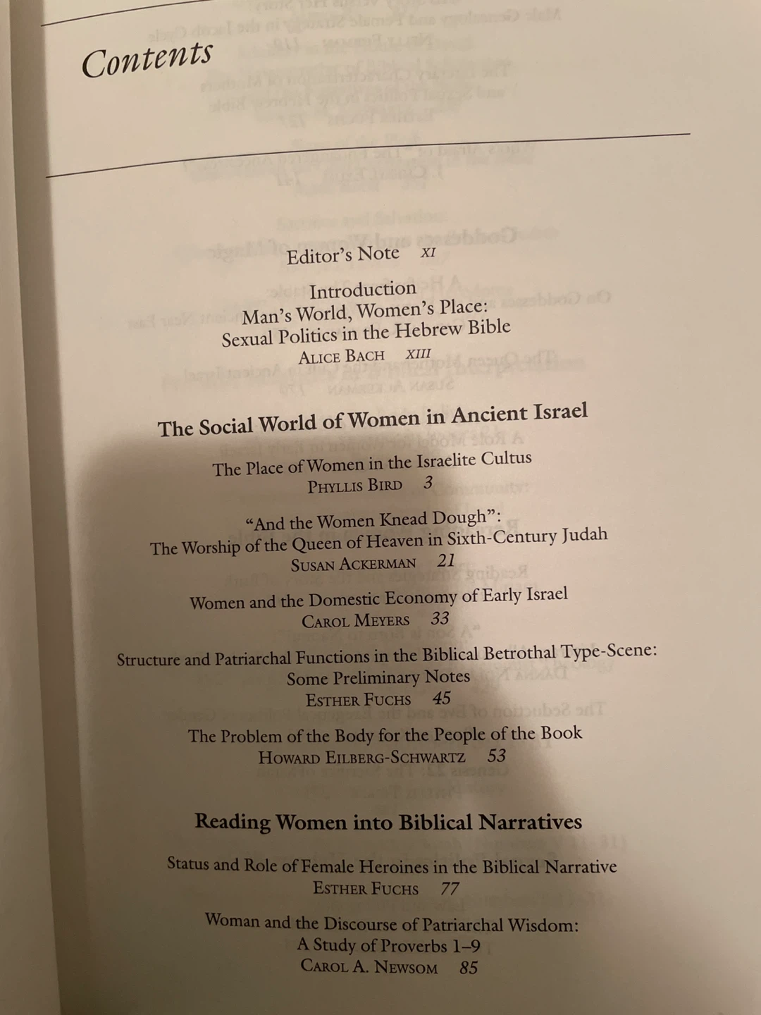 Women in the Hebrew Bible: A Reader by Alice Bach - photo 2