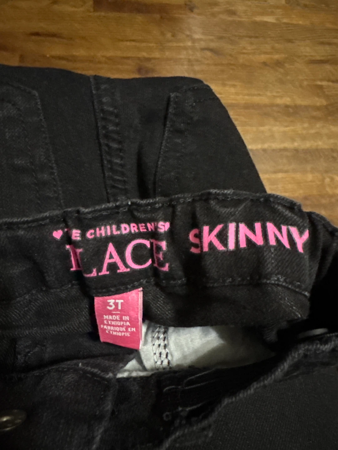 3T Children's Place Black Skinny Jeans - photo 2