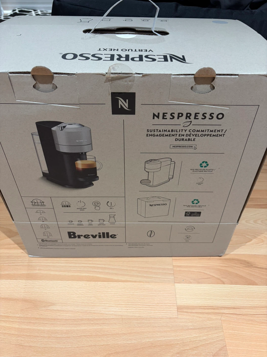 Nespresso Vertuo Next by Breville light grey - photo 2