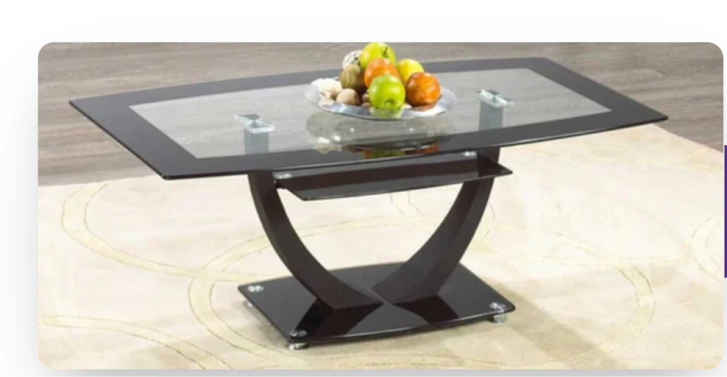 Modern Glass Coffee Table - Sturdy & Stylish - Good Condition - photo 2