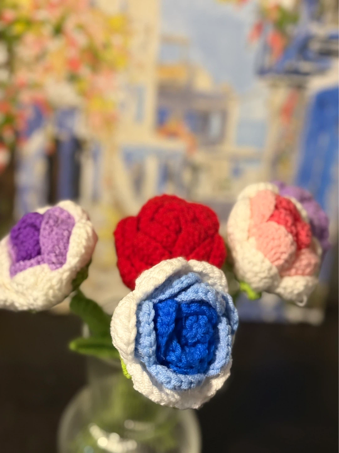 Hand-Crocheted Flowers Bouquet