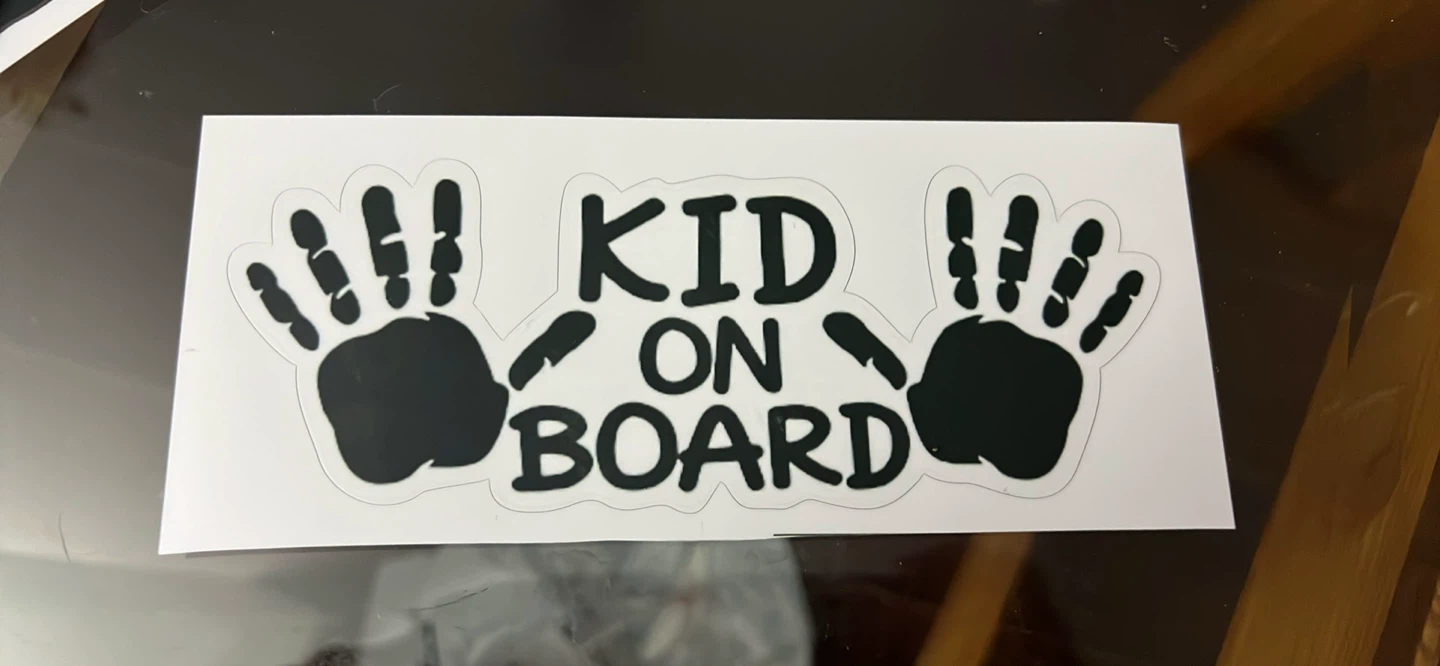 Kid on Board Car Sticker