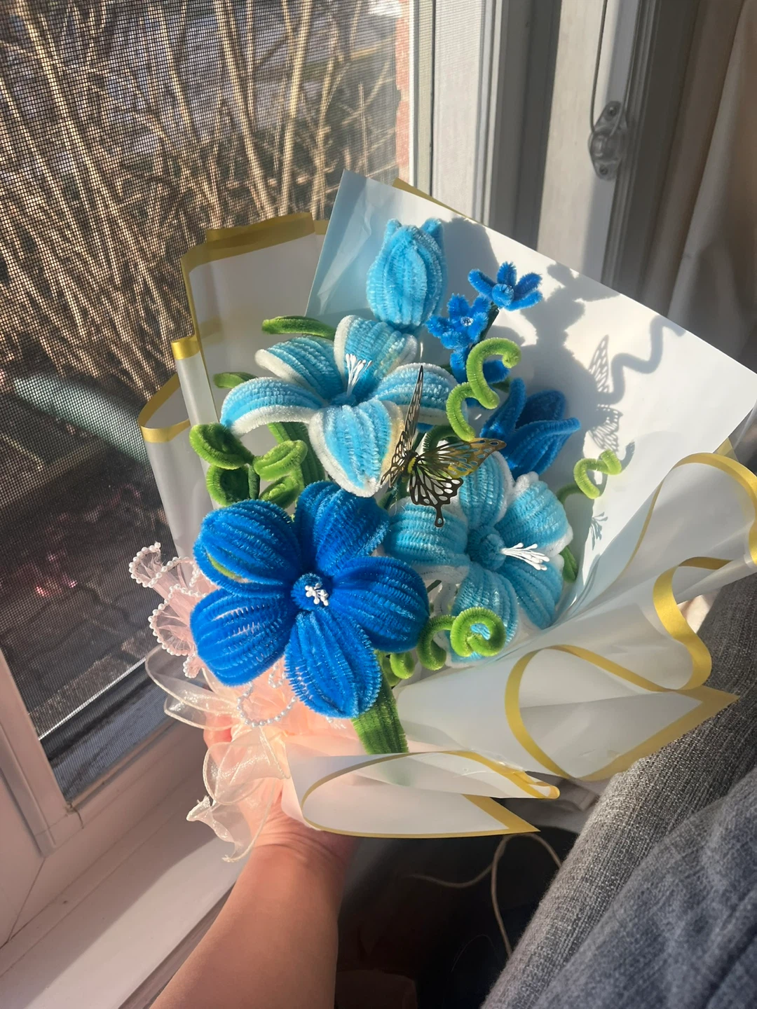 Handmade Pipe Cleaner Flower Bouquet - photo 5