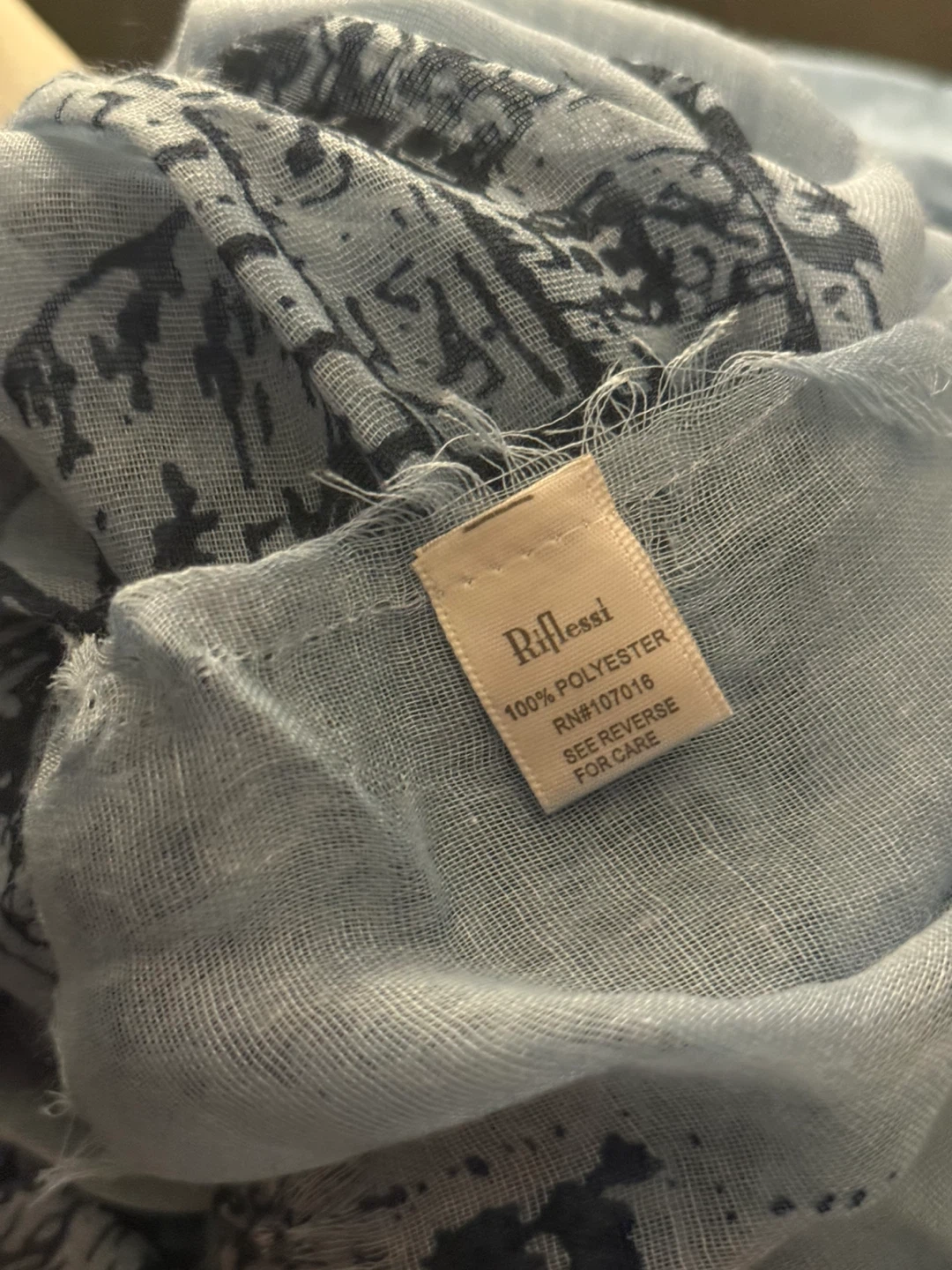 New Riflessi Blue Scarf - photo 2