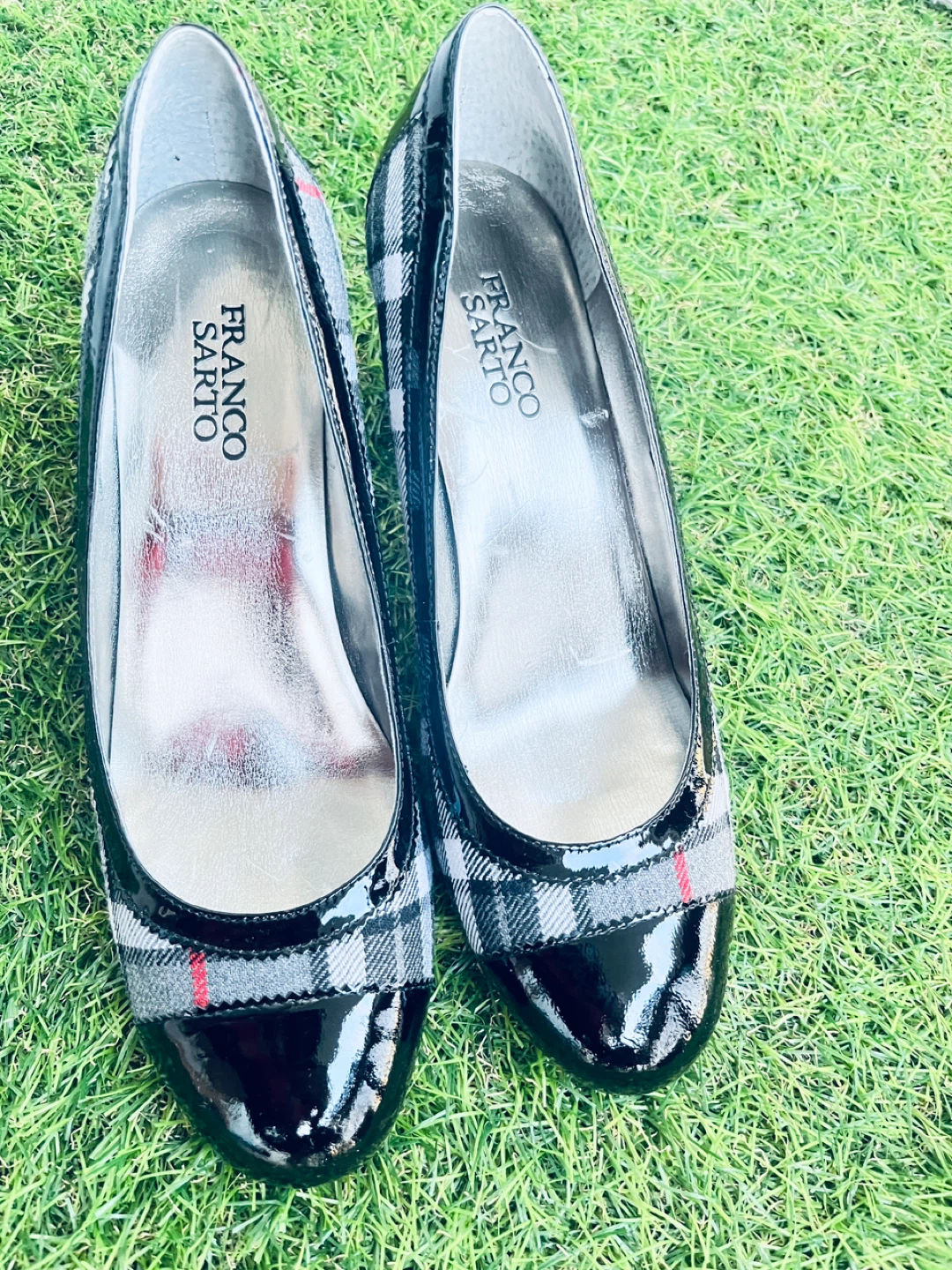 Franco Sarto Women's Plaid Heels - photo 2