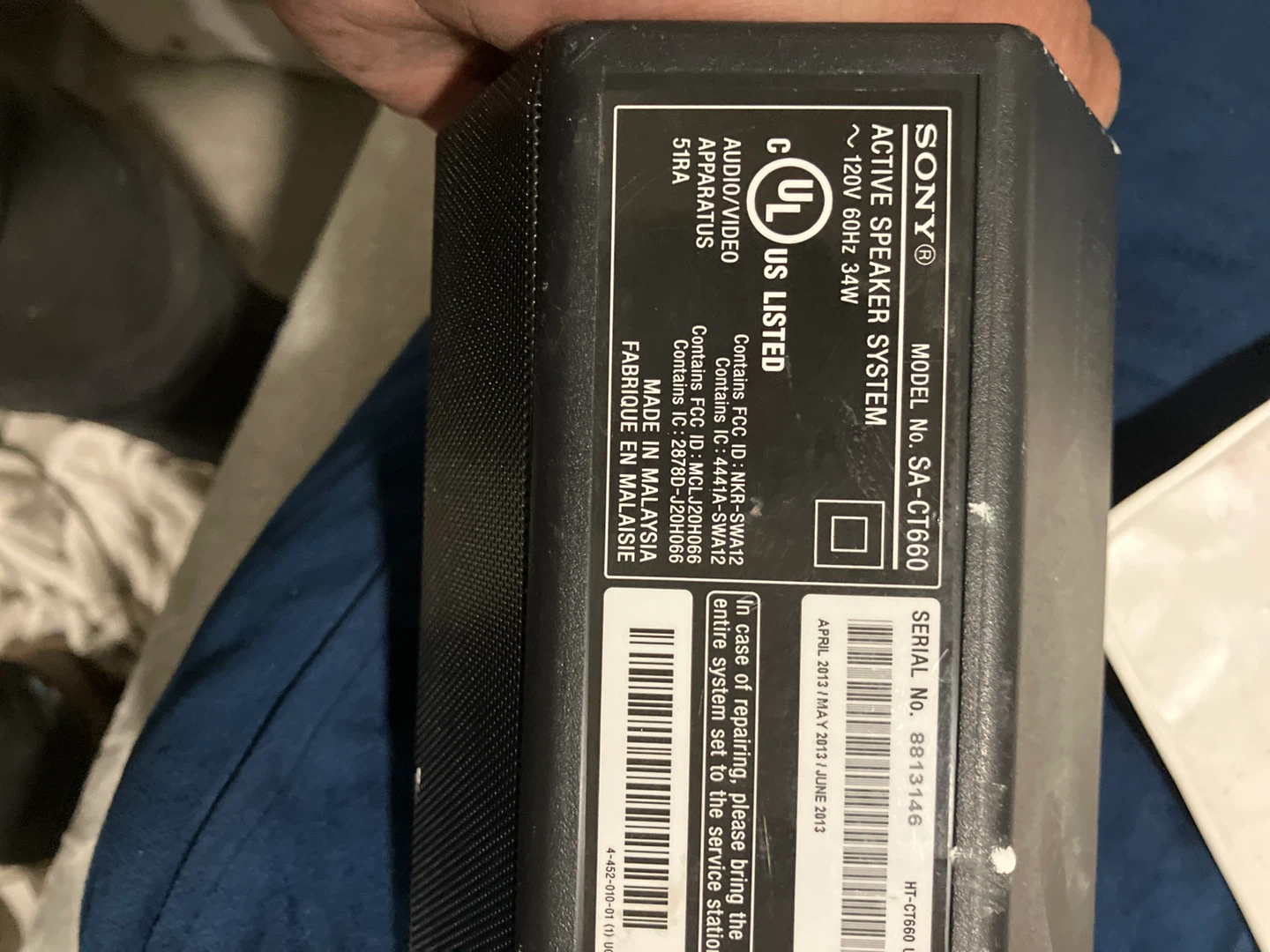 Sony SA-CT660 Active Speaker System Soundbar - photo 5