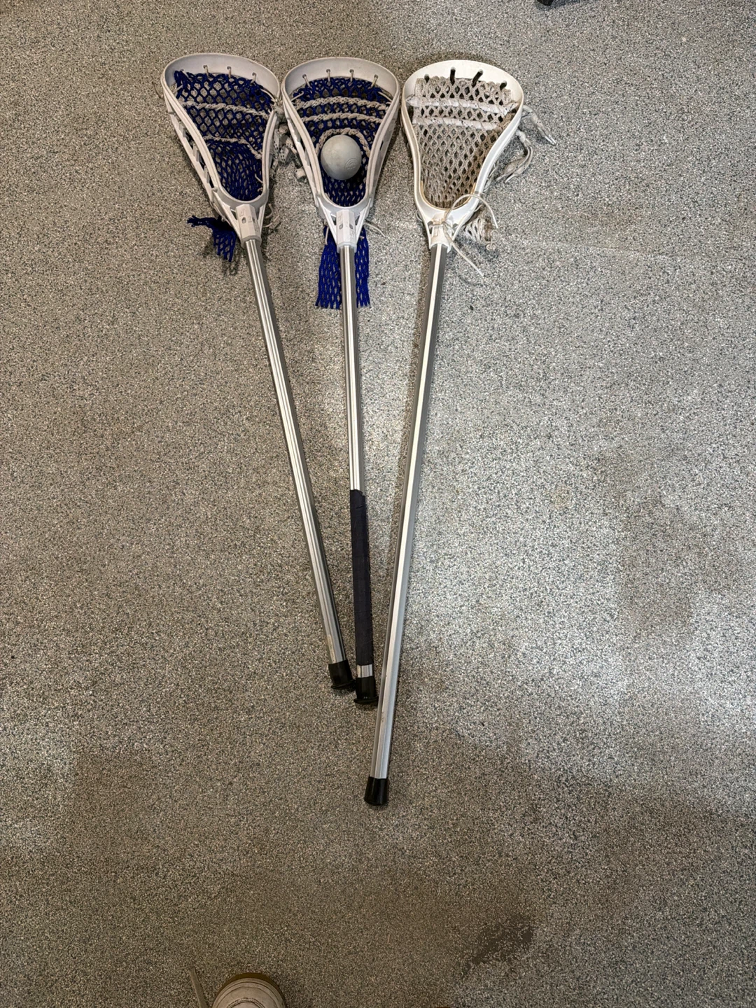 Set of 3 Lacrosse Sticks