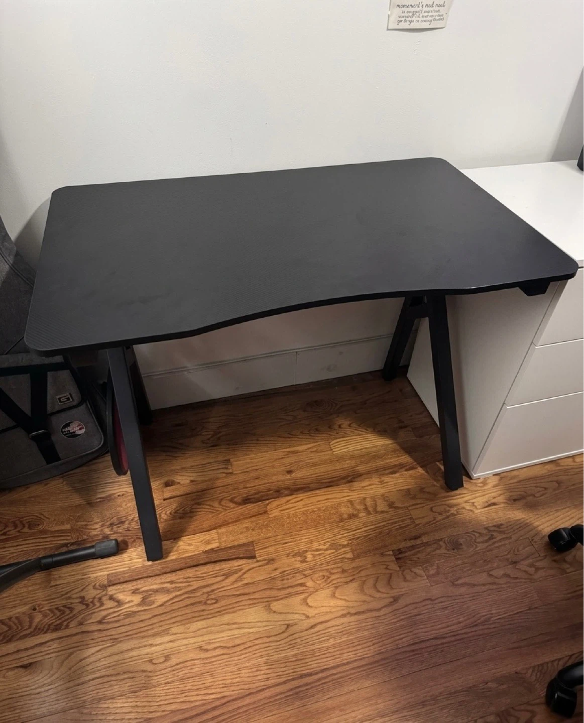Sturdy Black Desk (Great Condition)