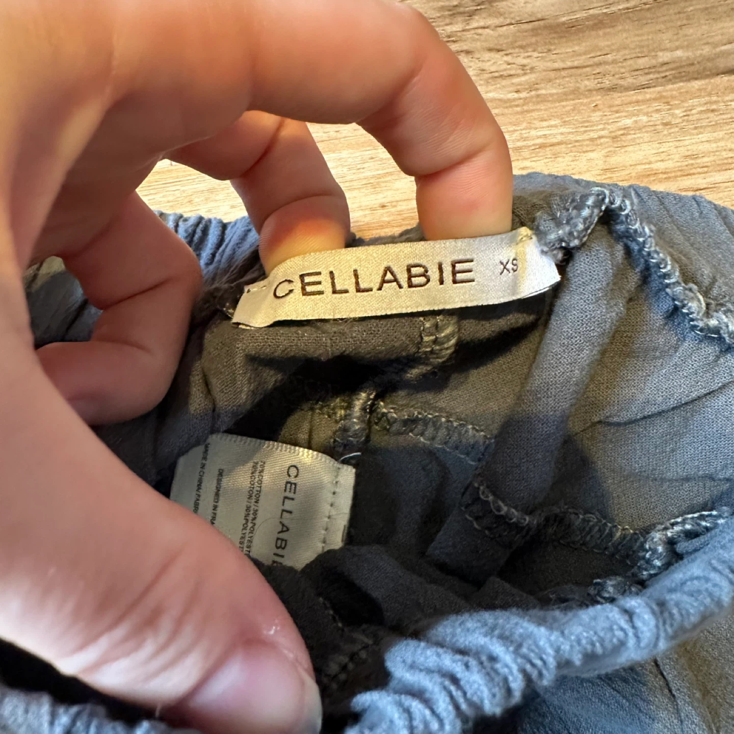 Cellabie Grey Elastic Waist Pants XS - photo 4