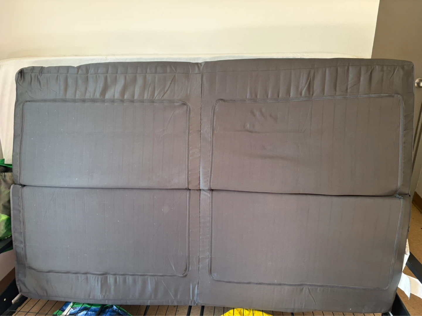 Mainstays Metal Arm Futon with Mattress - Grey - photo 2