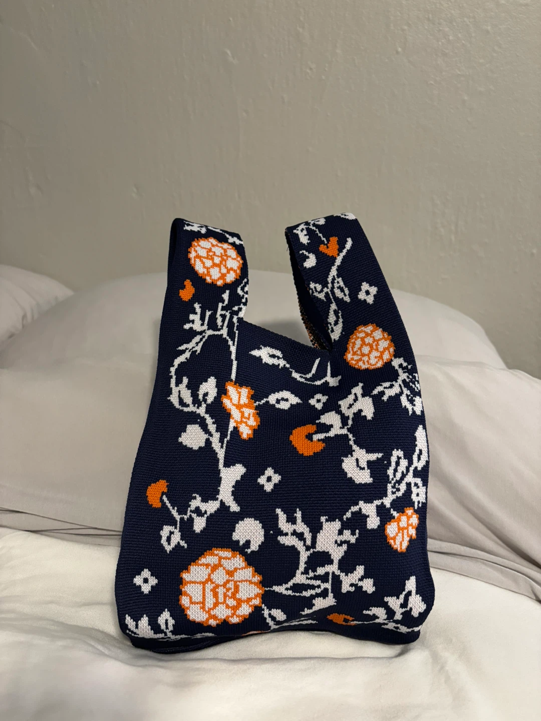 Cute Duck & Floral Knit Tote Bags - photo 5