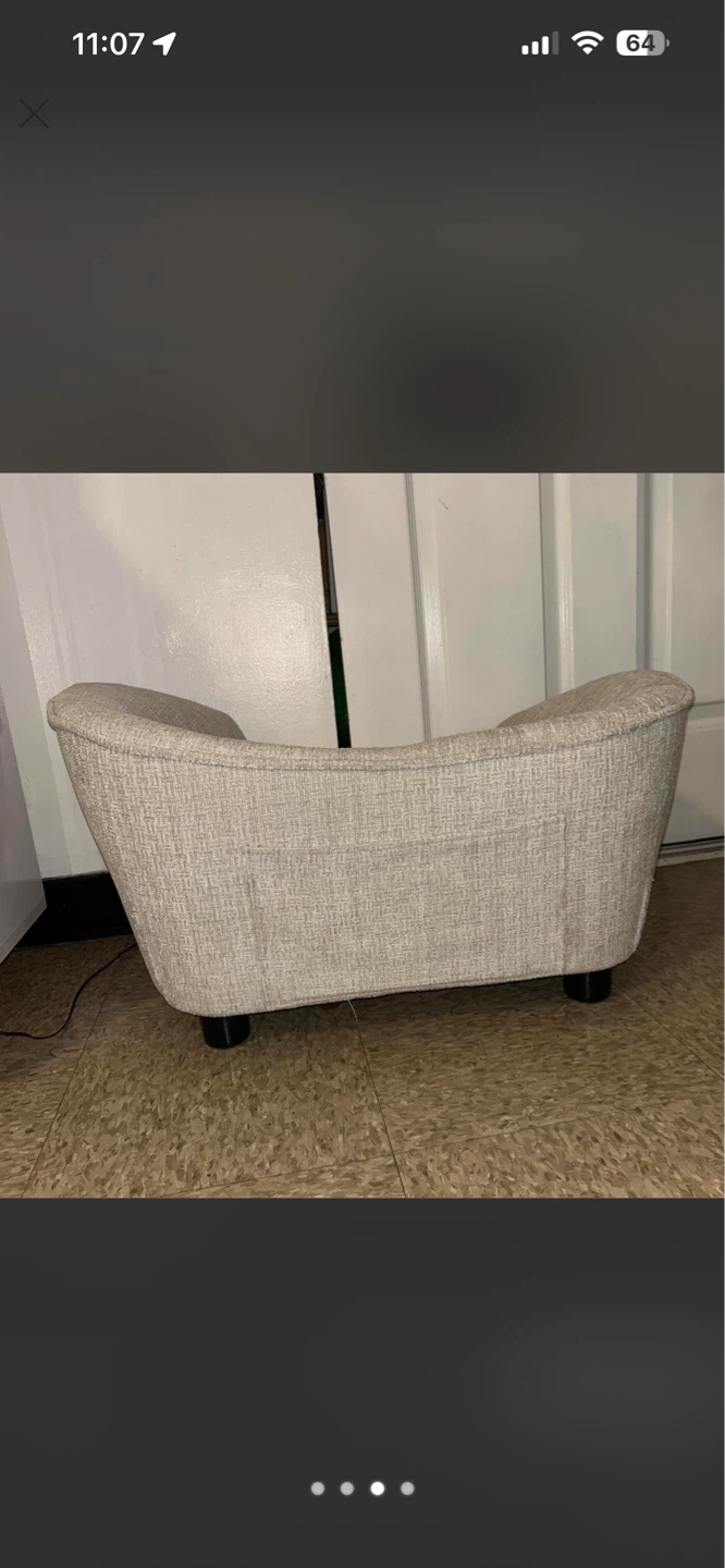 Upholstered Pet Sofa/Dog Bed - photo 4