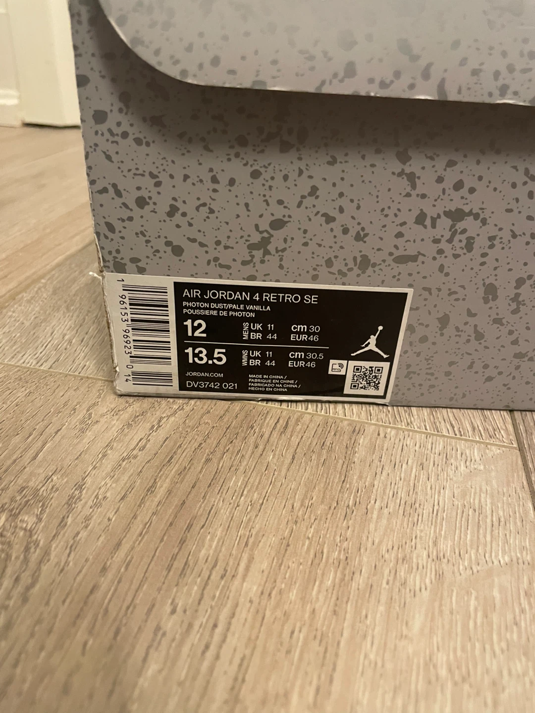 Jordan 4 Retro SE 'Photon Dust' Size 12 - photo 4