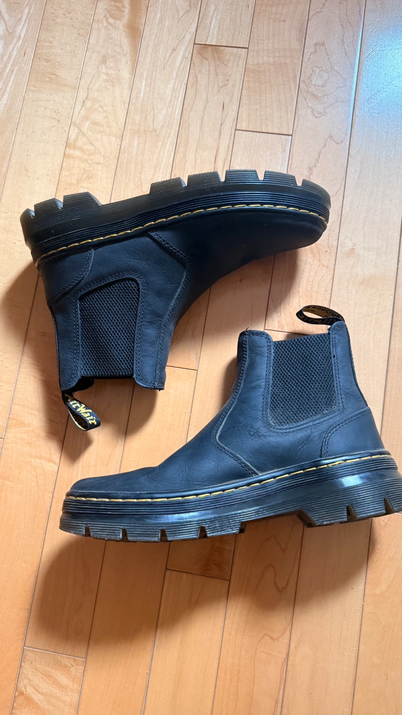 Dr. Martens Black Leather Chelsea Boots