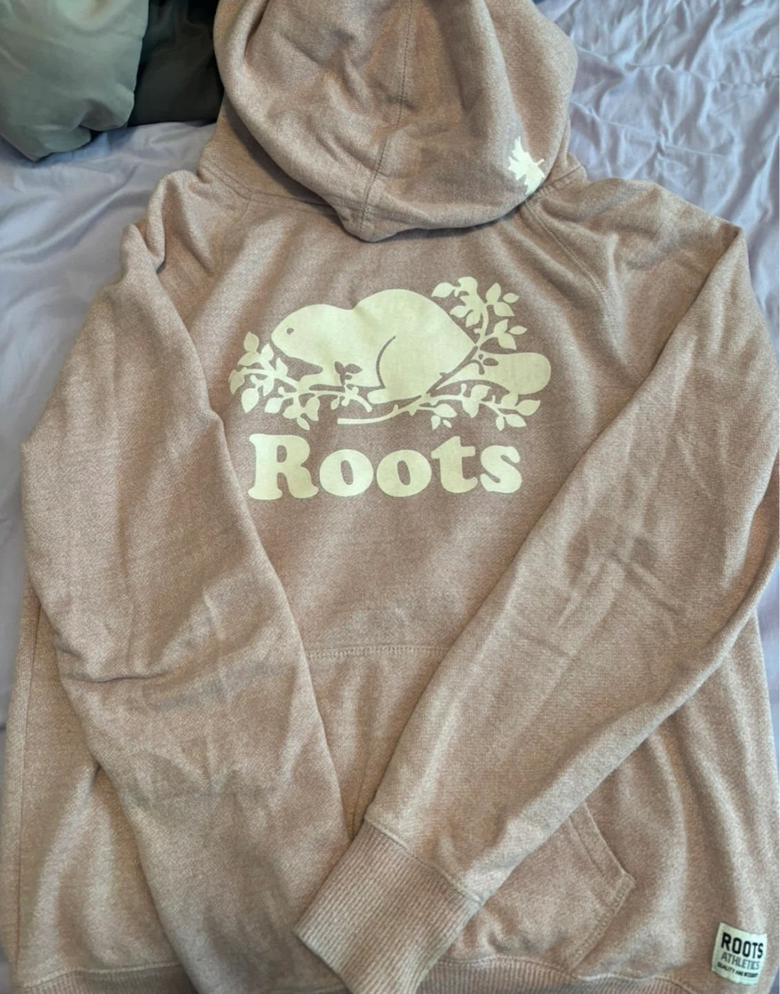 🌱 Roots Pink Hoodie with Beaver Logo - photo 5