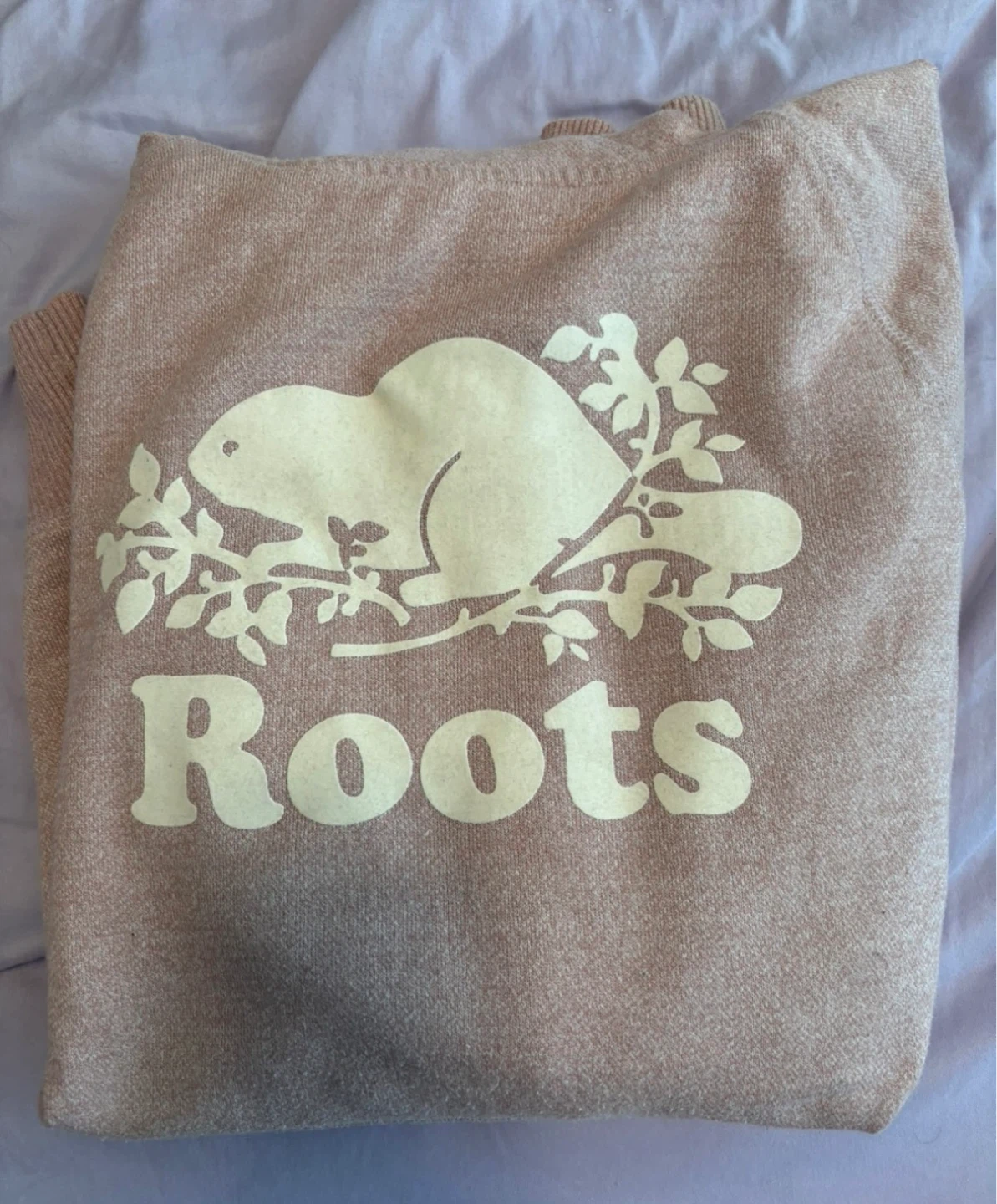 🌱 Roots Pink Hoodie with Beaver Logo