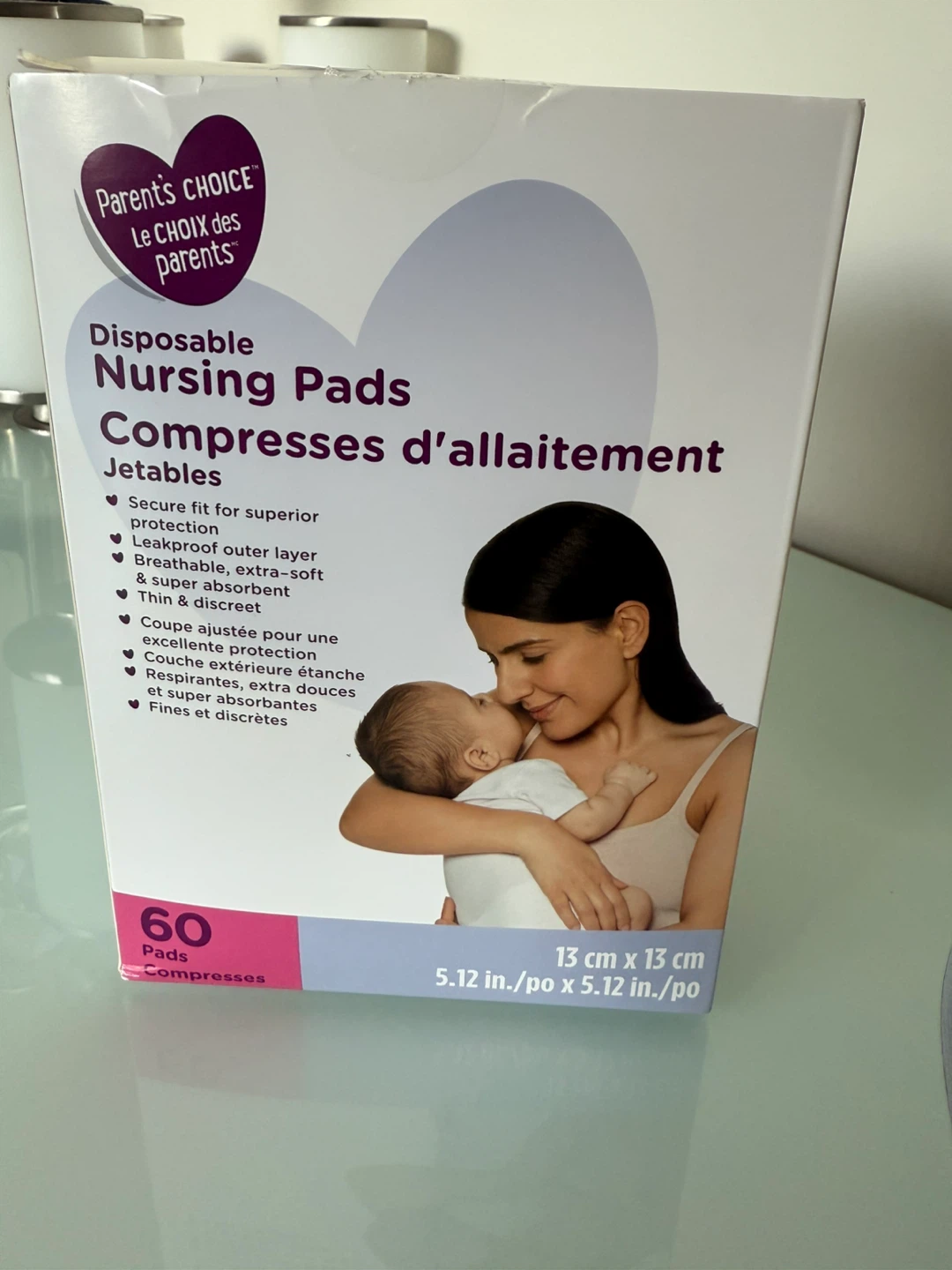 Parent's Choice Disposable Nursing Pads - 60 Count - photo 2