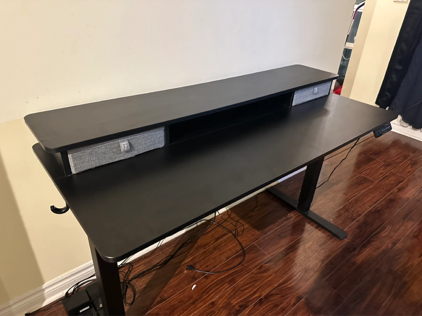 Electric Standing Desk with 2 Drawers - photo 4