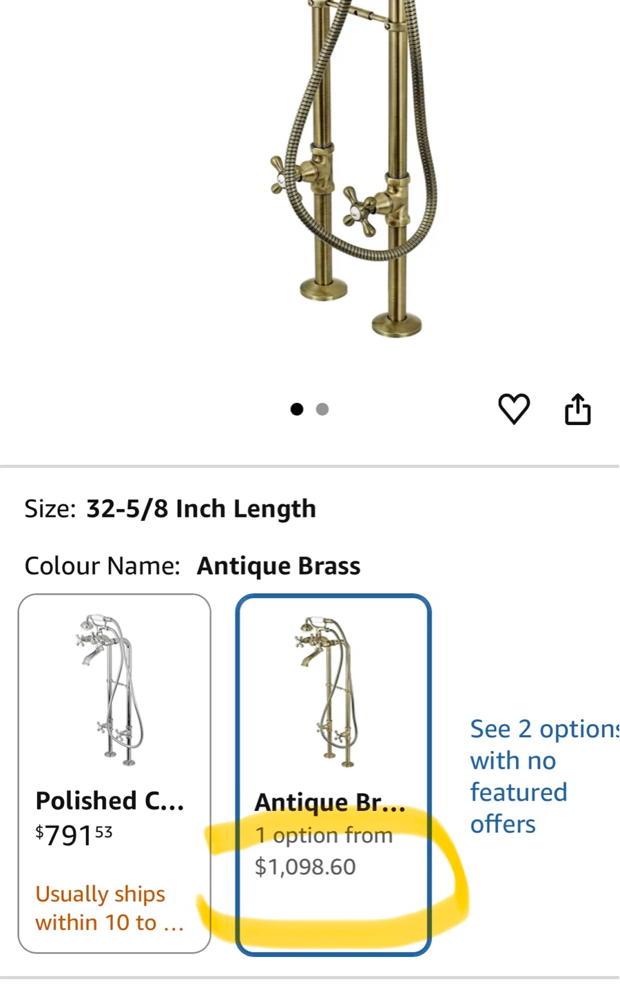 Freestanding Tub Filler Package - photo 2