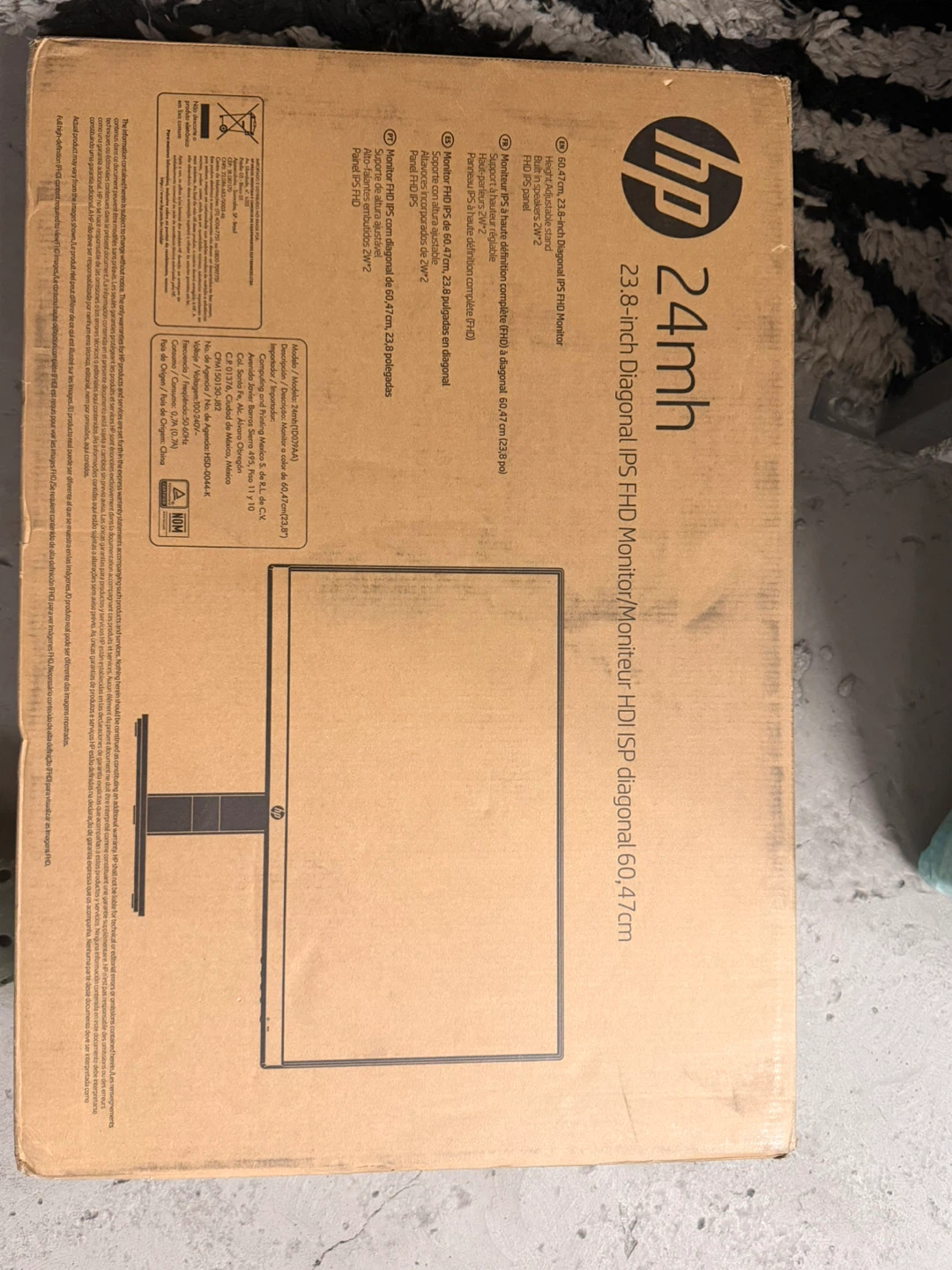 HP 24mh 23.8-inch FHD IPS Monitor - BRAND NEW UNBOXED - photo 2