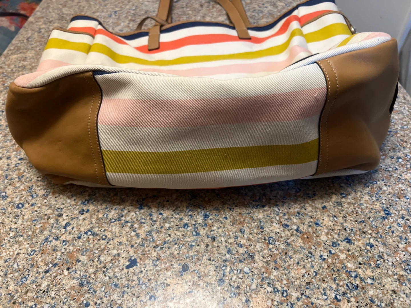 New without tag Coach Striped oversized Tote Bag - photo 4