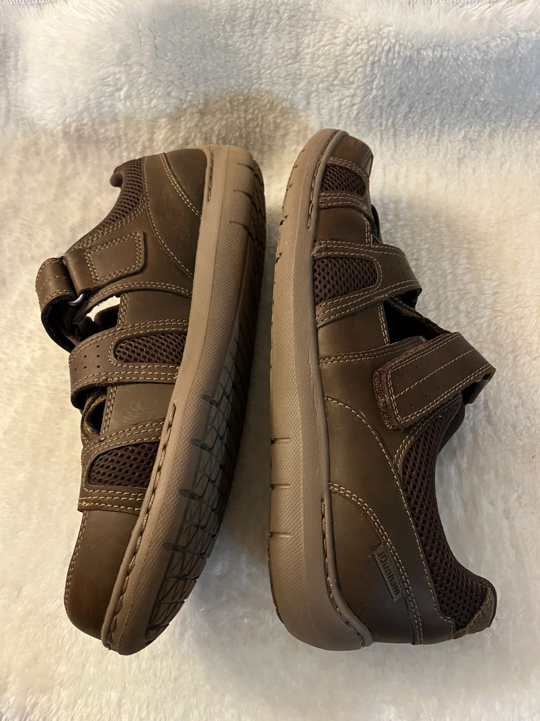 Dunham Men's Brown Leather Fisherman Sandals - Size 11.5 4E - photo 4