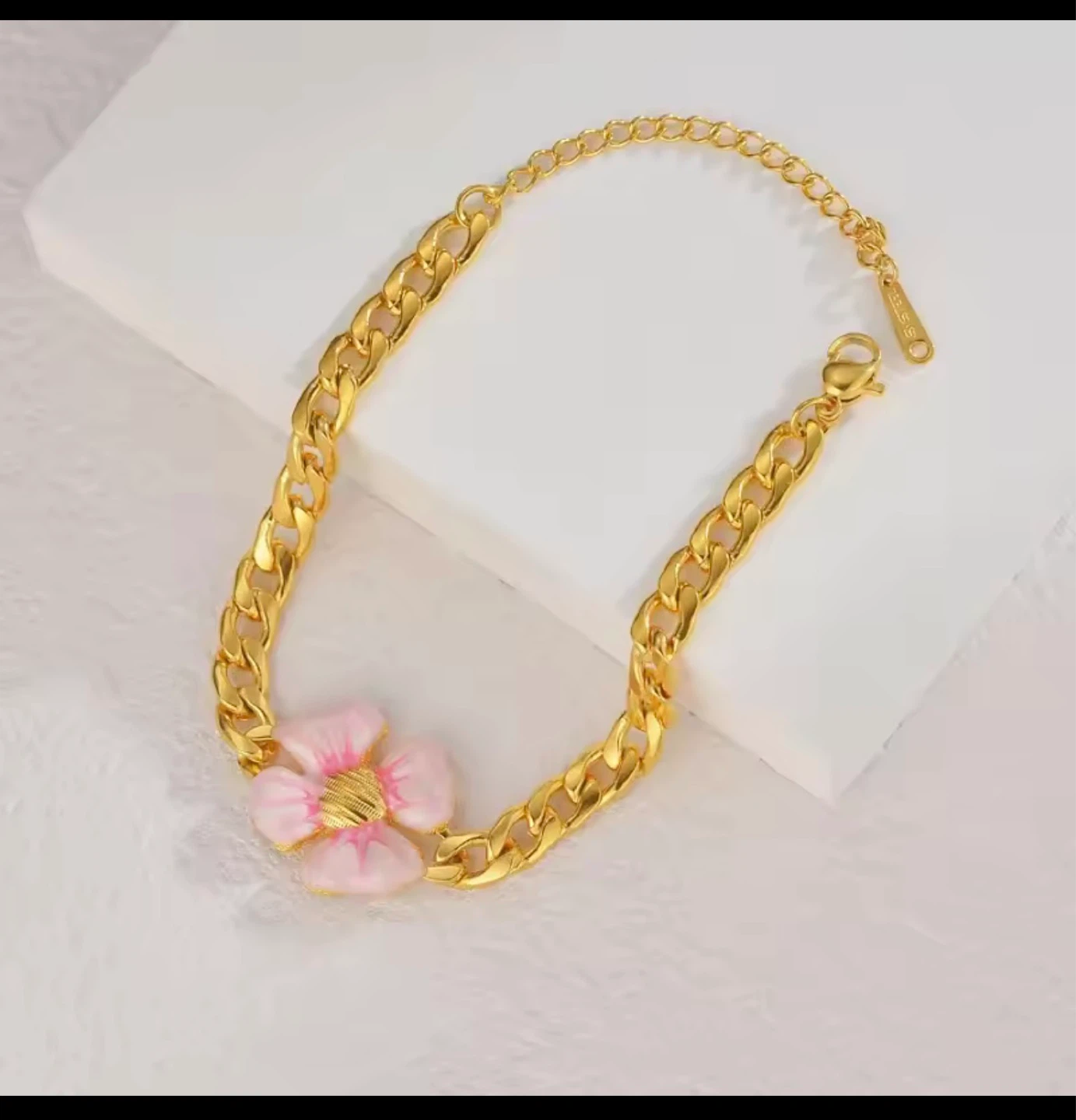 18k gold plated stainlees steel bracelet - photo 4
