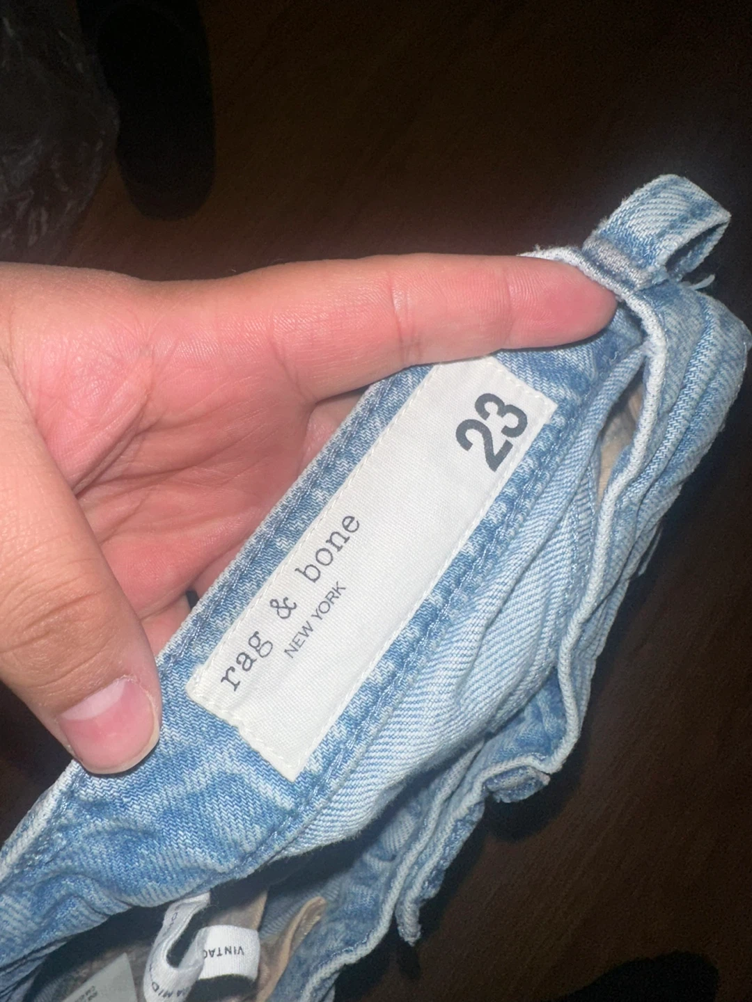 Rag & Bone "23" (0) Light Wash Denim Shorts - photo 3