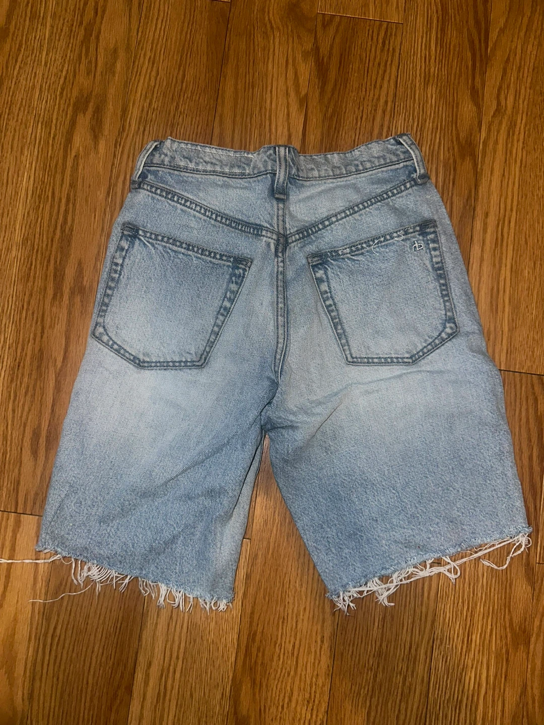 Rag & Bone "23" (0) Light Wash Denim Shorts - photo 2